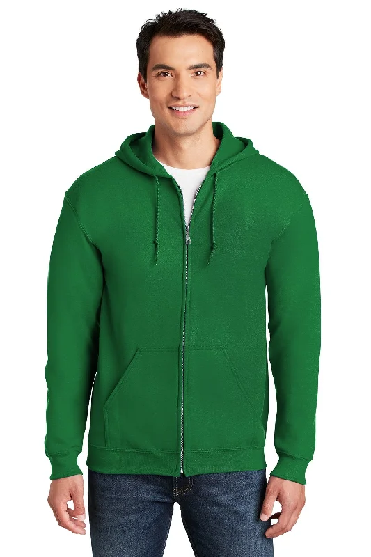 Gildan Heavy Blend Full Zip Hooded Sweatshirt Irish Green