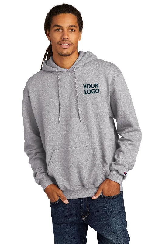 Champion Eco Fleece Pullover Hoodie, Light Steel