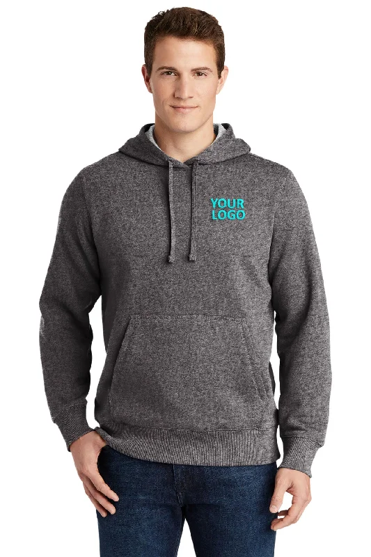 Sport-Tek Pullover Customized Hooded Sweatshirts, Graphite Heather