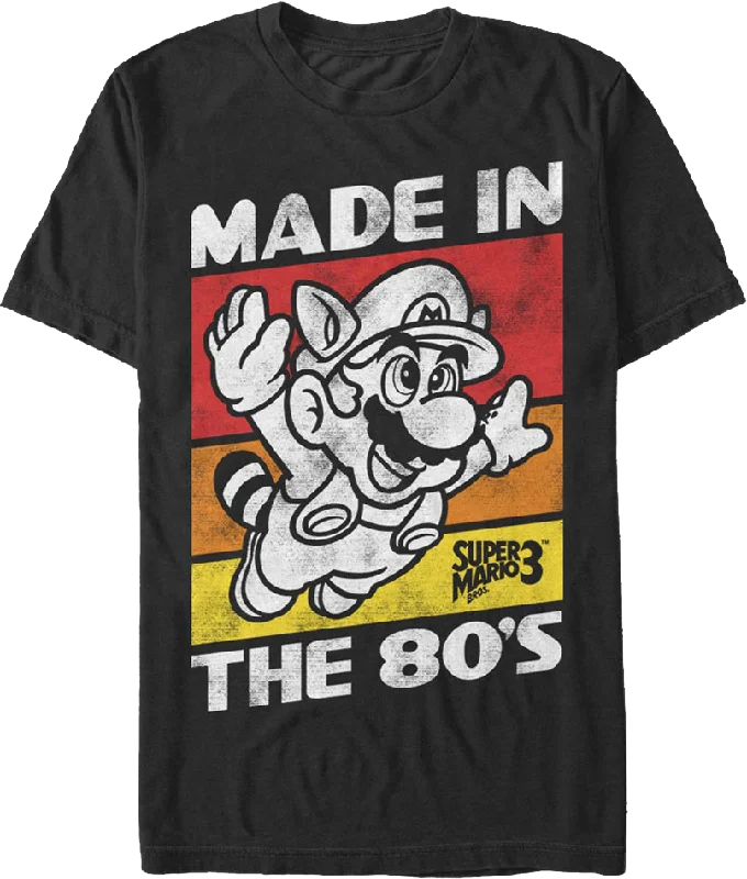 Black Made In The 80's Super Mario Bros. T-Shirt