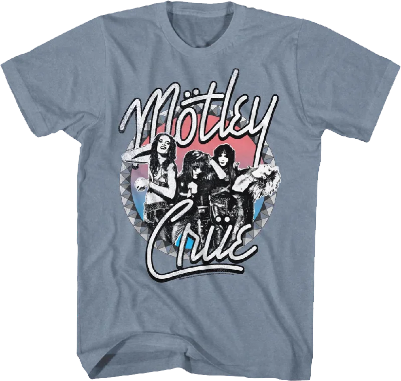 Studded Circle Photo Motley Crue T-Shirt