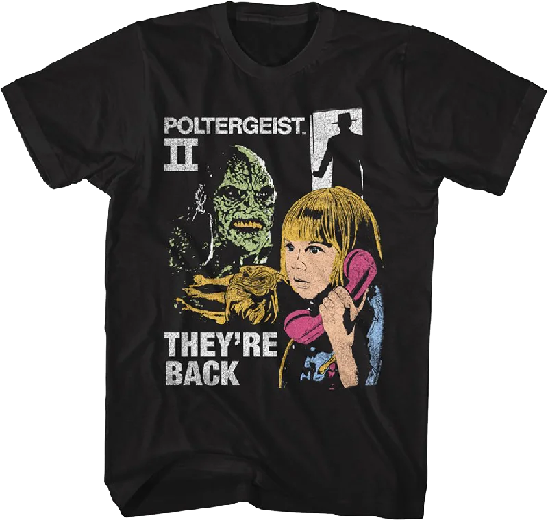 They're Back Collage Poltergeist II T-Shirt