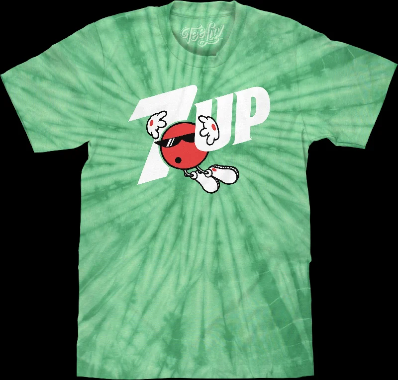 Tie Dye Cool Spot 7 Up T-Shirt