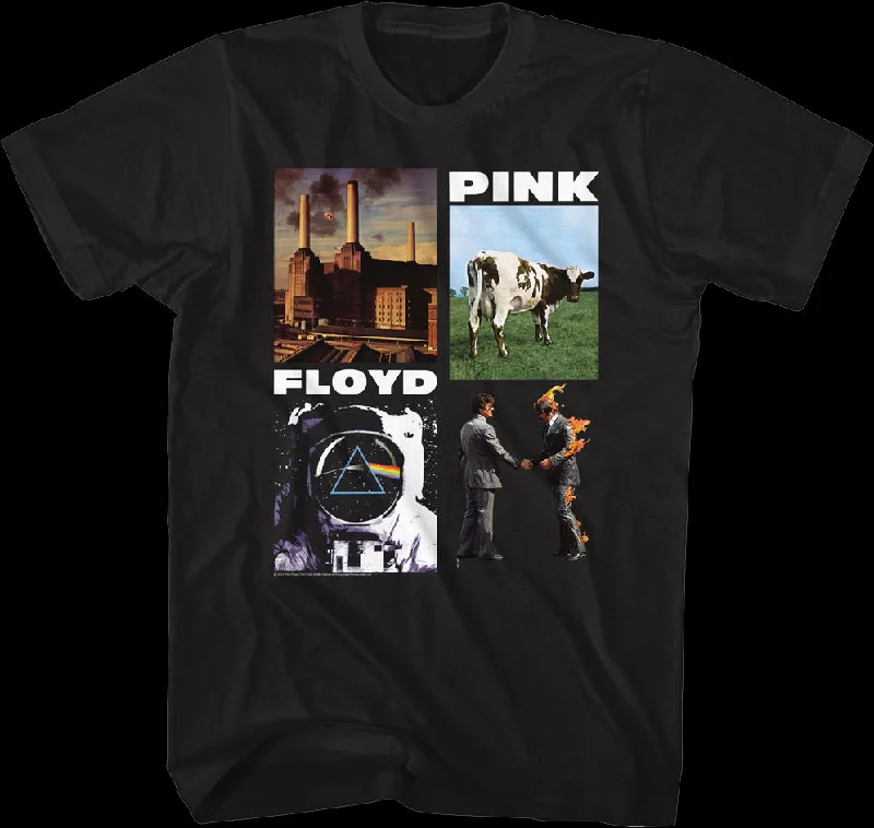 Photo Collage Pink Floyd T-Shirt