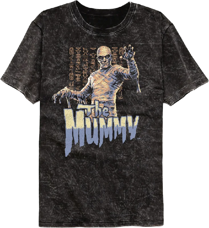 Hieroglyphs The Mummy Mineral Wash T-Shirt