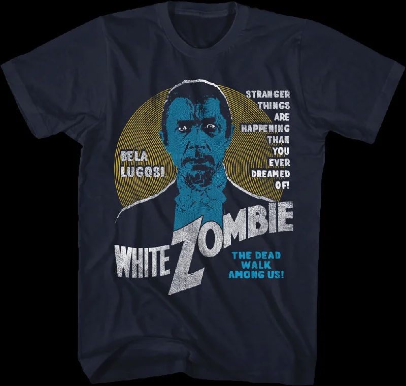 White Zombie Poster Bela Lugosi T-Shirt