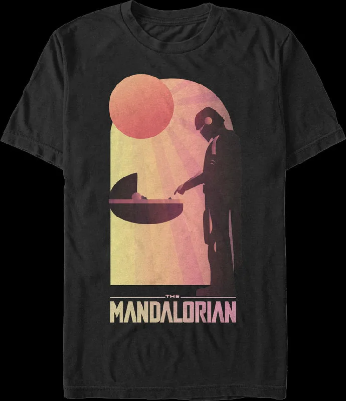 The Mandalorian Meeting The Child Star Wars T-Shirt