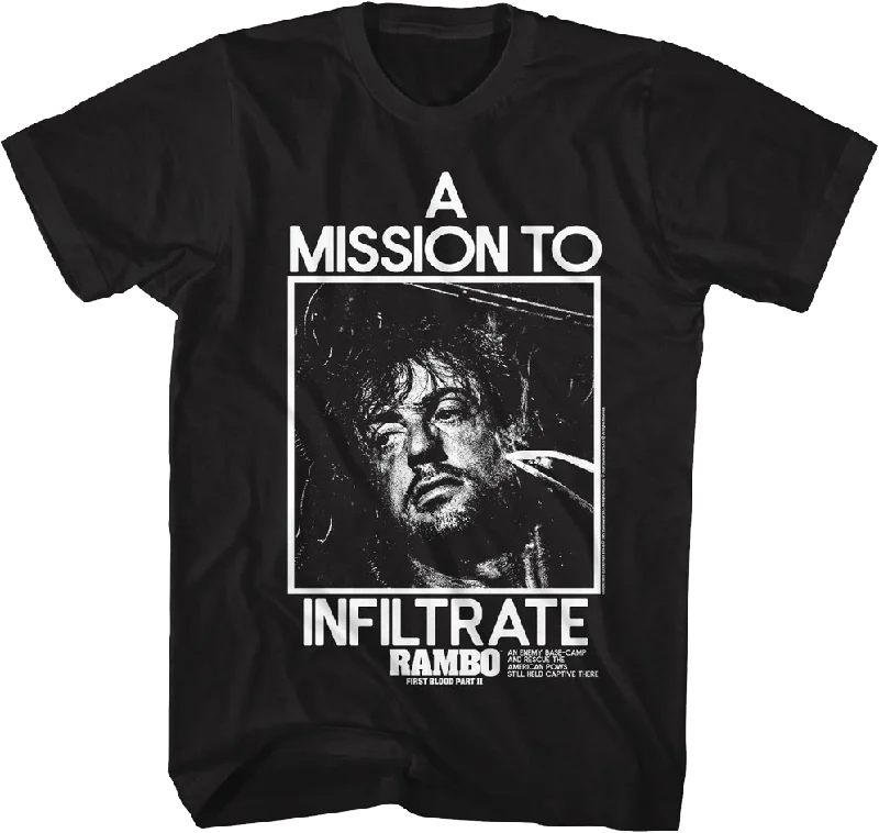 Mission To Infiltrate Rambo T-Shirt