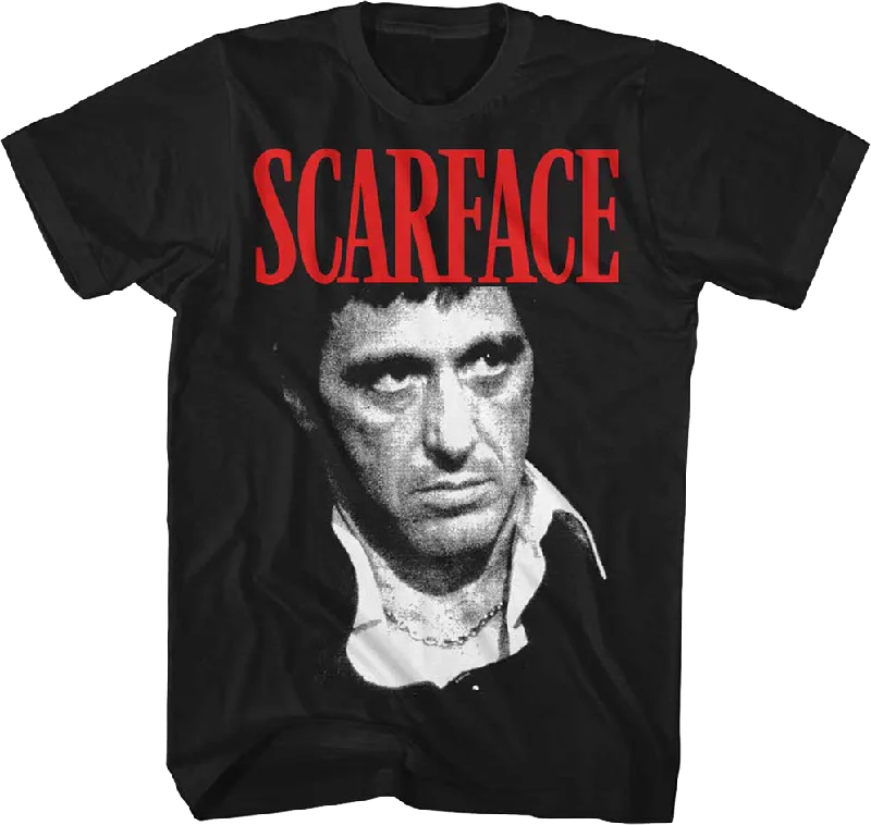 Tony Montana Close-Up Scarface T-Shirt