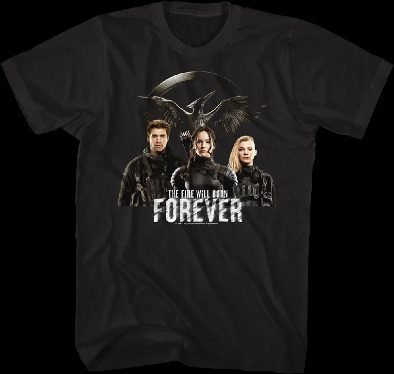 The Fire Will Burn Forever Hunger Games T-Shirt