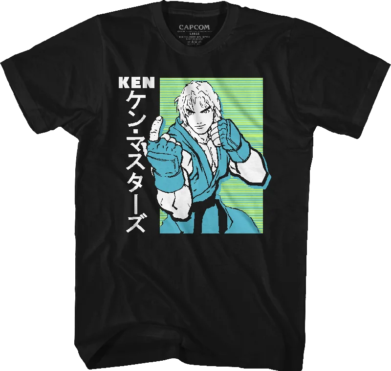 Ken Japanese Street Fighter T-Shirt