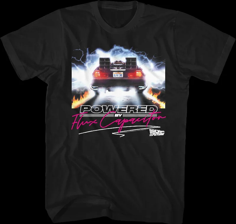 Powered By Flux Capacitor Back To The Future T-Shirt