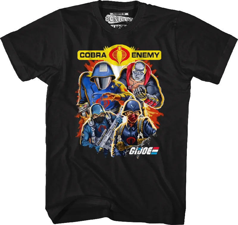 Cobra Enemy Collage GI Joe T-Shirt