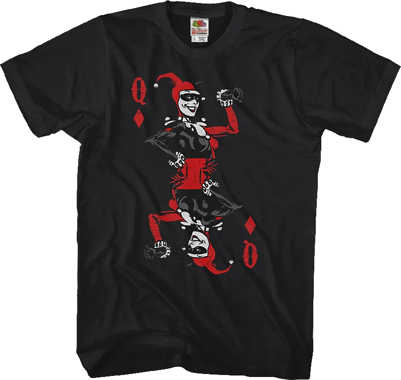 Harley Quinn Playing Card Batman T-Shirt