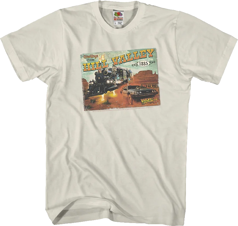 Postcard Back To The Future T-Shirt