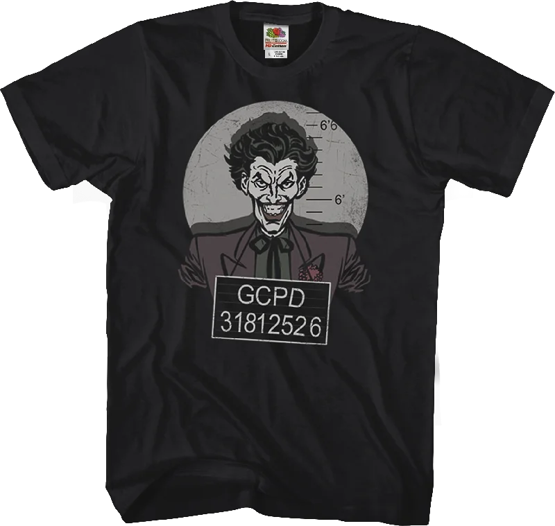 Joker Mug Shot Batman T-Shirt