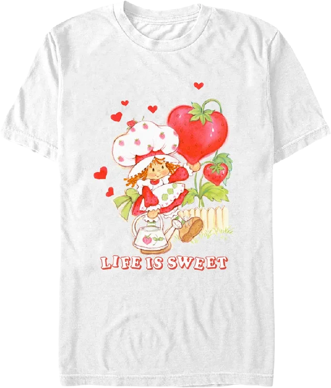 Hearts Life Is Sweet Strawberry Shortcake T-Shirt