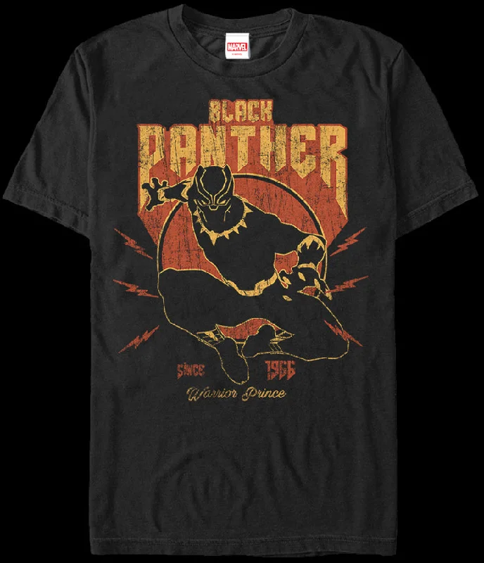 Warrior Prince Black Panther T-Shirt