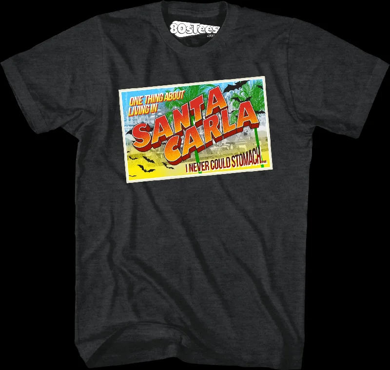 Santa Carla Postcard Lost Boys T-Shirt