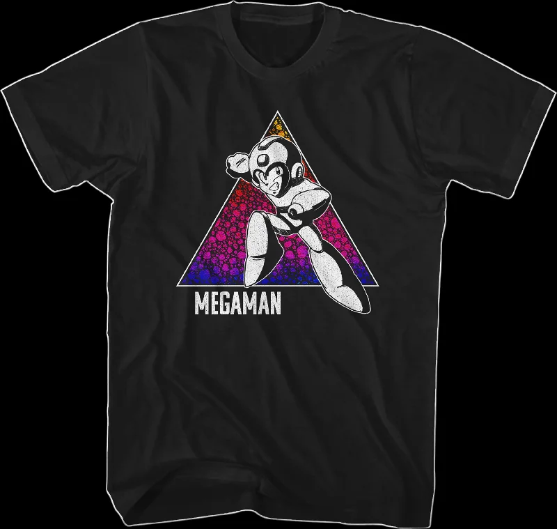 Retro Triangle Mega Man T-Shirt