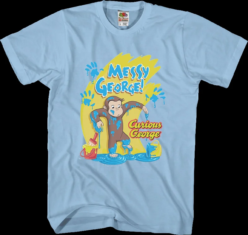 Messy Curious George T-Shirt