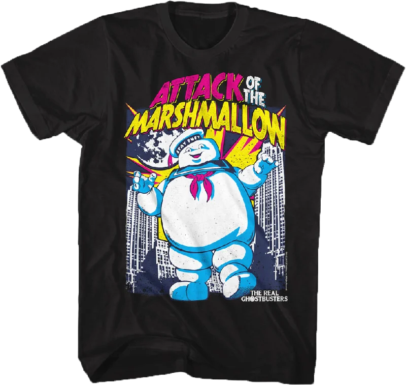 Attack of the Marshmallow Real Ghostbusters T-Shirt