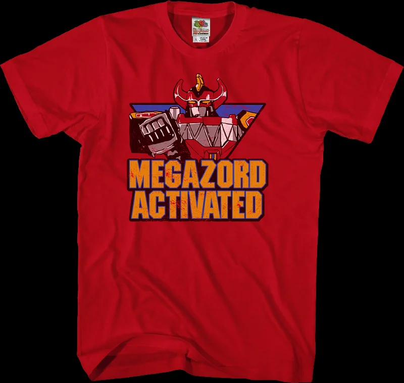 Megazord Activated Mighty Morphin Power Rangers T-Shirt