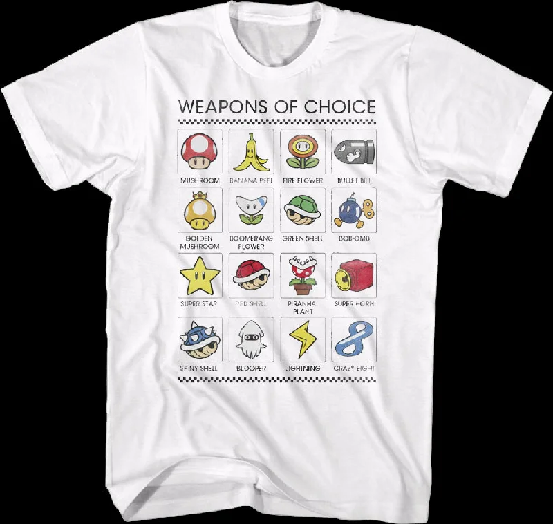 Super Mario Bros. Weapons of Choice Nintendo T-Shirt