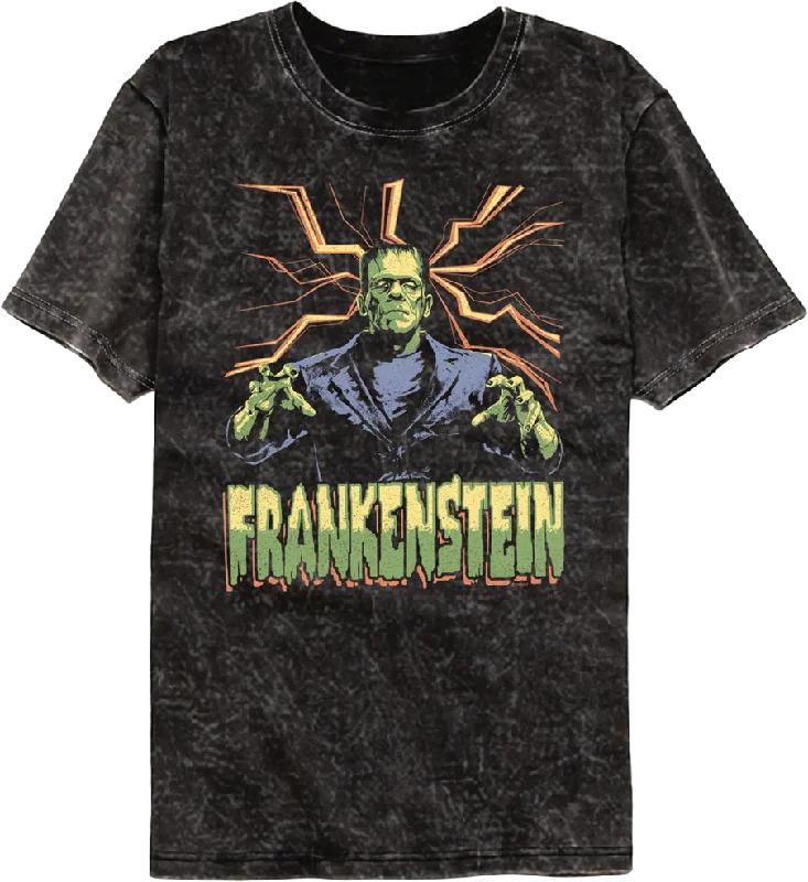 Attack Pose Frankenstein Mineral Wash T-Shirt