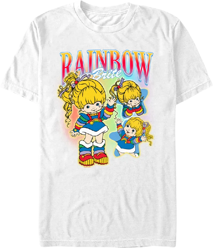 Colorful Collage Rainbow Brite T-Shirt