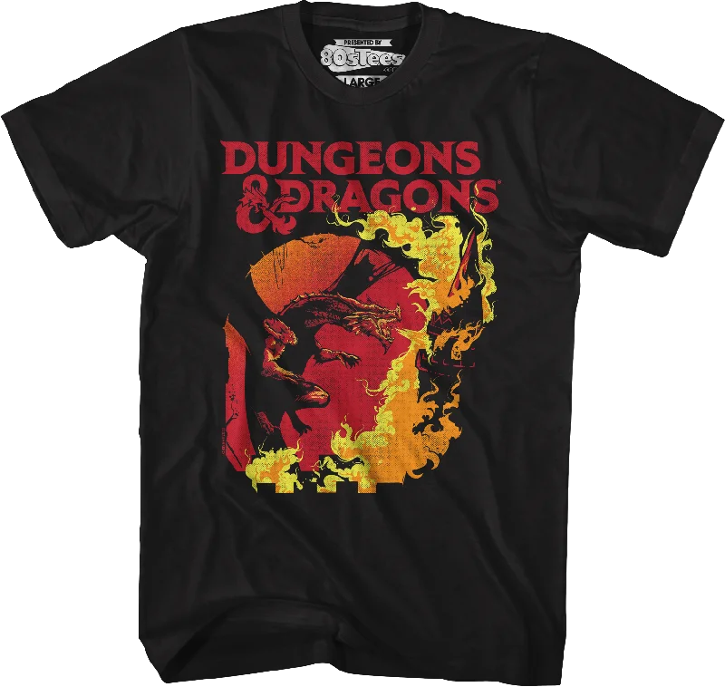 Red Inferno Dungeons & Dragons T-Shirt