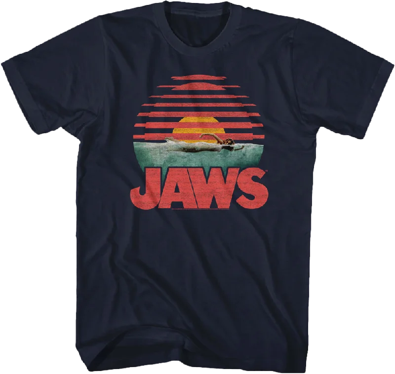 Sunset Blinds Jaws T-Shirt