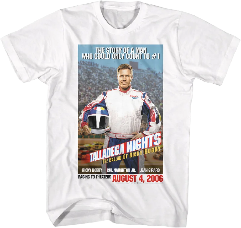 Count To #1 Poster Talladega Nights T-Shirt