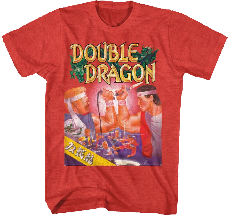 Red Box Art Double Dragon T-Shirt