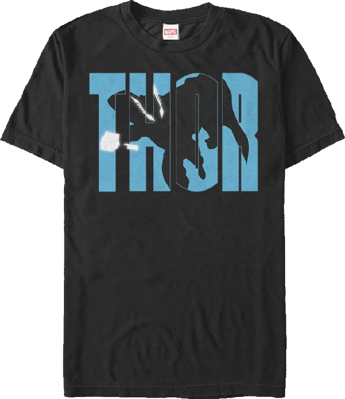 Marvel Thor Block Letters T-Shirt