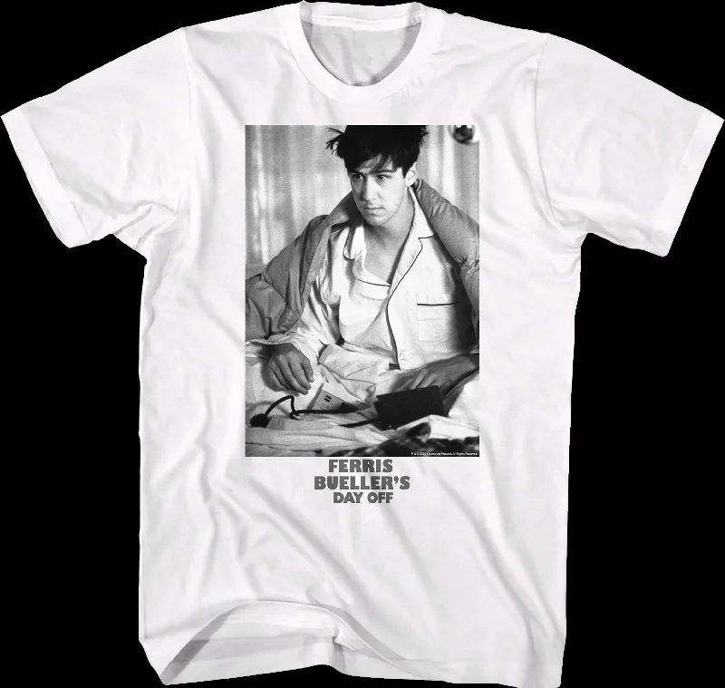 Black and White Cameron Photo Ferris Bueller's Day Off T-Shirt