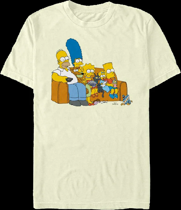 Vintage Family Couch The Simpsons T-Shirt