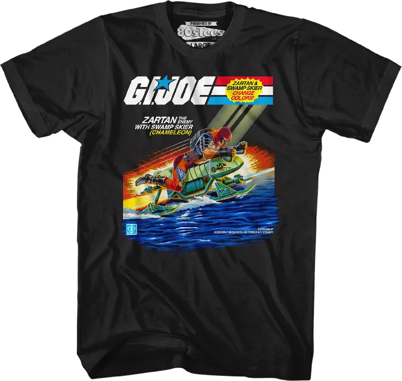 Zartan With Chameleon Swamp Skier GI Joe T-Shirt