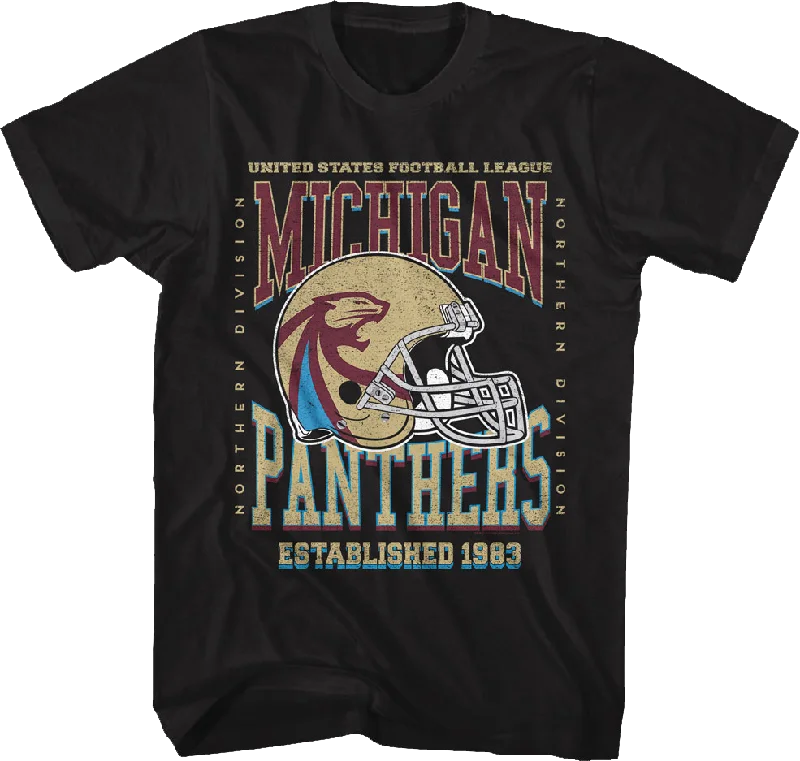 Michigan Panthers Established 1983 USFL T-Shirt