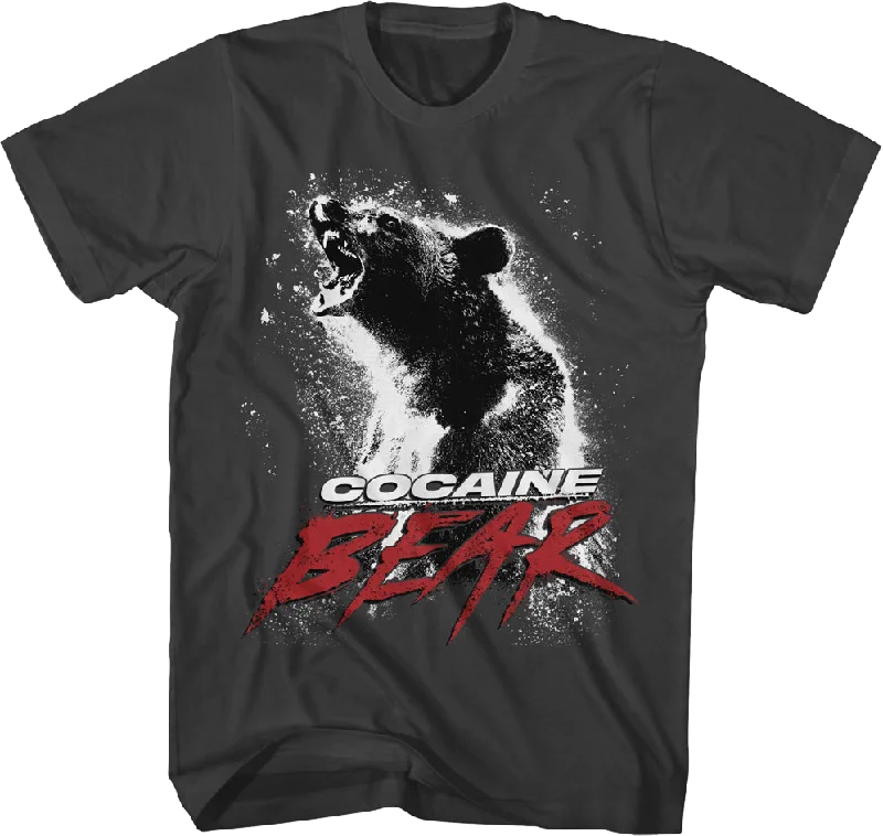 Smoke Gray Movie Poster Cocaine Bear T-Shirt