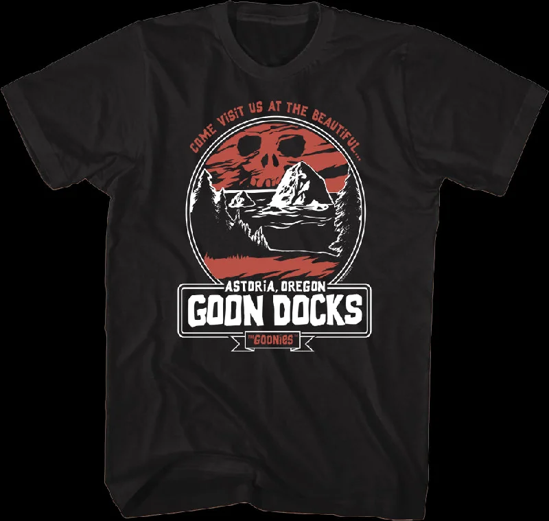 Visit Us At The Beautiful Goon Docks Goonies T-Shirt