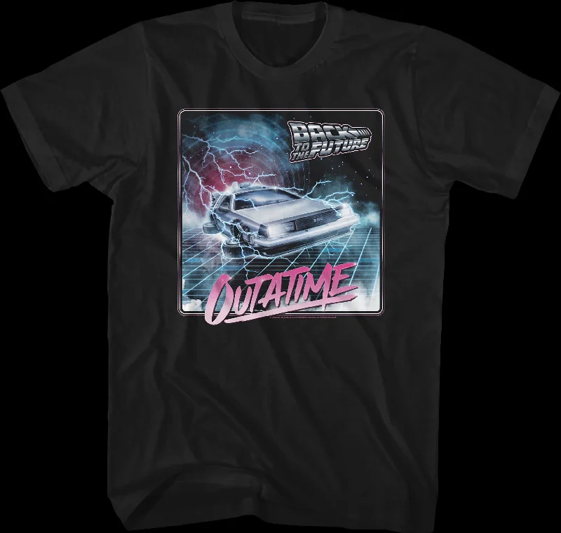 OUTATIME Lightning Storm Back To The Future T-Shirt