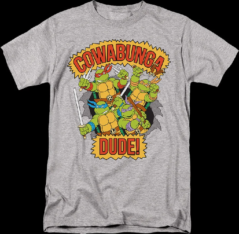 Vintage Cowabunga Dude Teenage Mutant Ninja Turtles T-Shirt