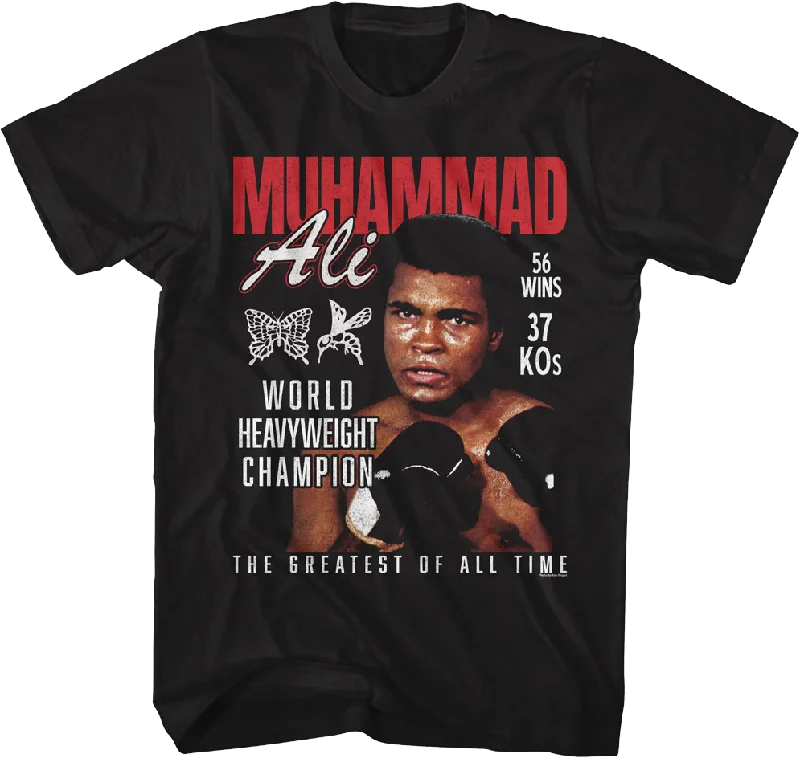 World Heavyweight Champion Greatest Of All Time Muhammad Ali T-Shirt