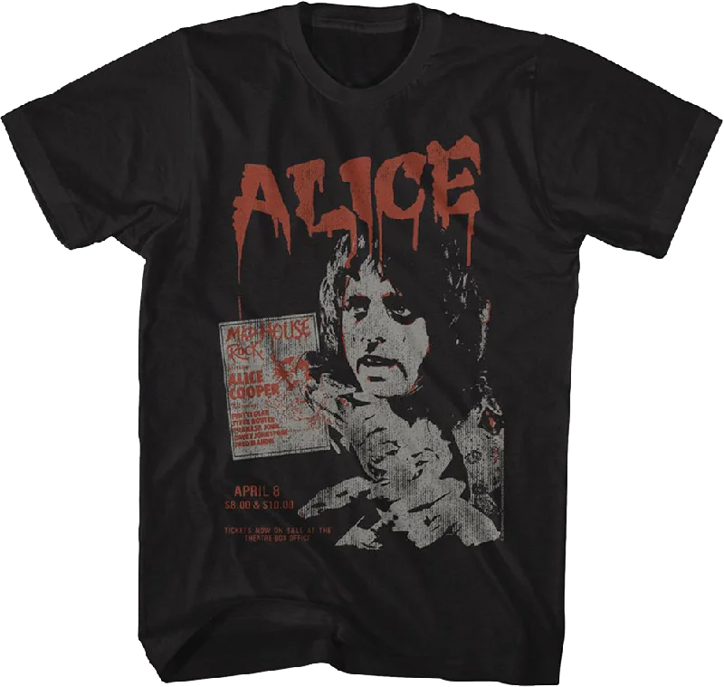 Mad House Rock Alice Cooper T-Shirt