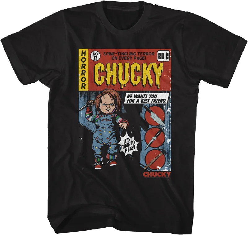 Chucky Comic Book Child's Play T-Shirt