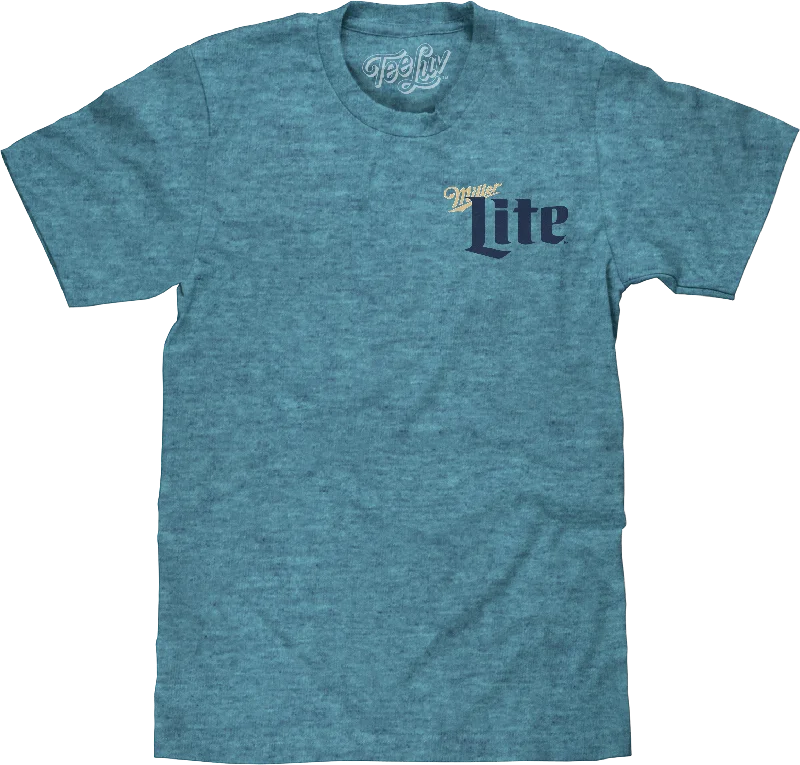 Front & Back Miller Lite T-Shirt