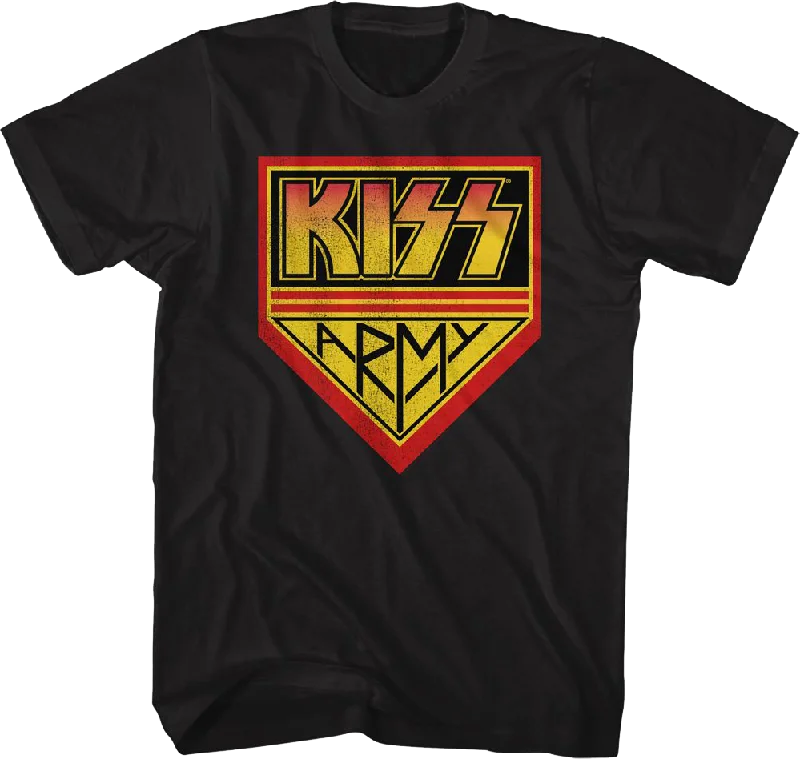 Black KISS Army T-Shirt