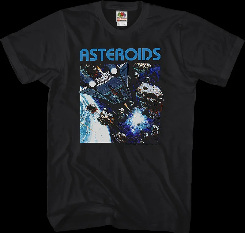 Asteroids Cartridge Art Atari T-Shirt