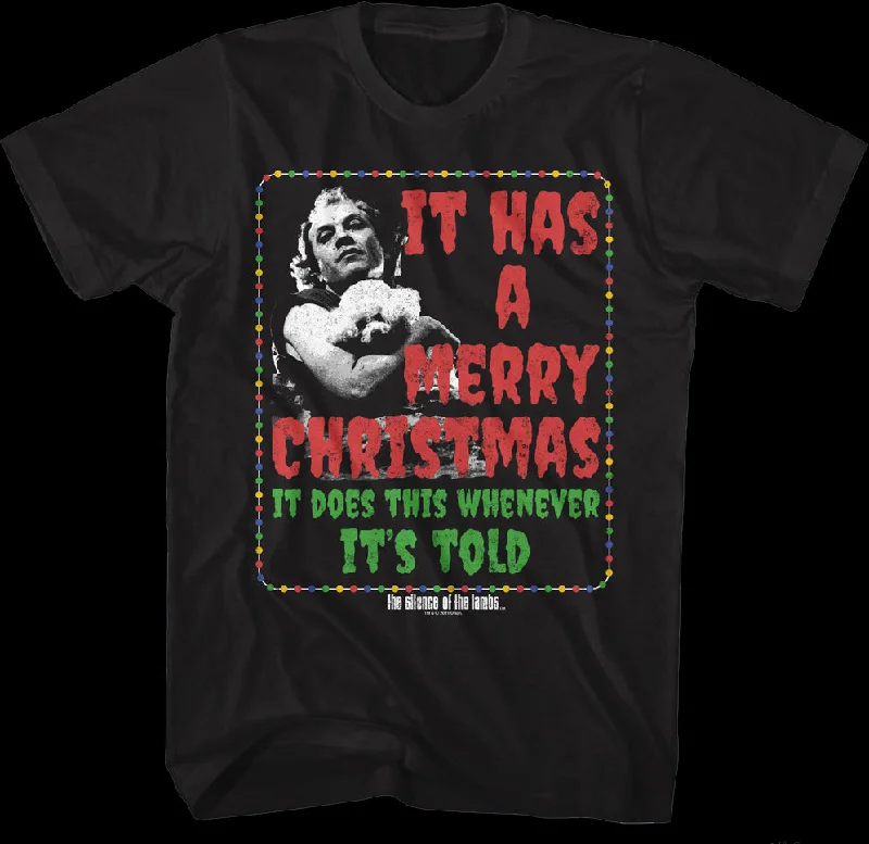 It Has A Merry Christmas Silence Of The Lambs T-Shirt